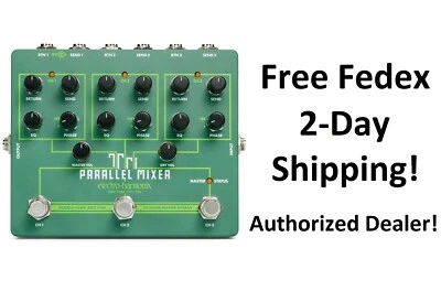 New Electro Harmonix EHX Tri Parallel Mixer Guitar Effects Pedal - Image 1 of 4