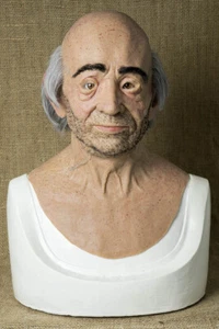 Máscara de silicona realista hecha a mano ""Pecos"" de The Masker, realista, viejo - Imagen 1 de 6