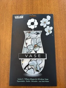 MODGY Louis C. Tiffany Magnolia Reusable Window Vase NIB - Picture 1 of 7