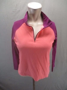 Columbia Size L (14-16) Girls 1/2 Zip Stand Collar Fleece Athletic Pullover 406 - Picture 1 of 9