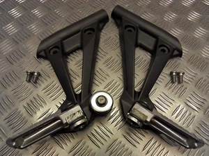 Genuine Kawasaki Ninja 250 R Rear pillion foot peg hanger brackets 2008 to 2012 - Picture 1 of 10