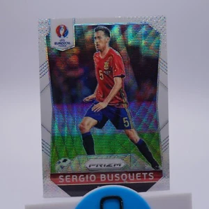 Sergio Busquets 2016 Panini Prizm Euro #39 White Prizm CASE HIT SSP Spain - Picture 1 of 2
