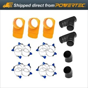 POWERTEC 70316 4" Three-Machine Dust Collection Kit - Picture 1 of 7