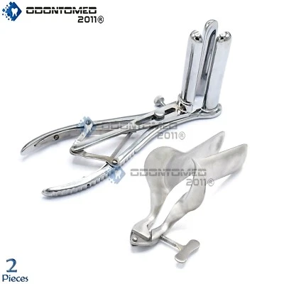 Espéculo vaginal ODM Collin grande y 3 puntas Mathieu espéculo anal ginecología Foto 1 de 3