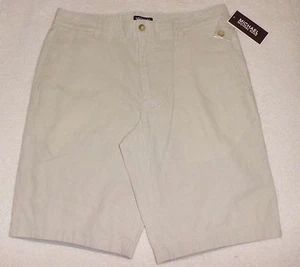 NEU Michael Kors Herren Shorts Leinen Baumwolle Neu mit Etikett $ 79 Größe 30 10" Schrittlänge hellbraun beige - Bild 1 von 8