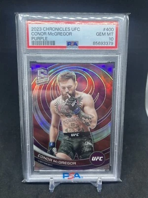 2023 Chronicles UFC Spectra Purple /49 Conor McGregor #400 MINT PSA 10 - Image 1 of 2