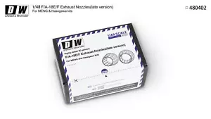 Detail & Wonder Studio 1/48 F/A-18E/F Exhaust Nozzles for HASEGAWA/MENG Kit - Picture 1 of 4