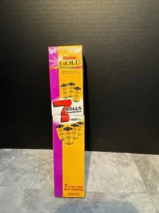 Kodak Gold 200 35 mm Farbdruckfilm 24 - 7 Rollen versiegelt abgelaufen 2002 - Bild 1 von 7