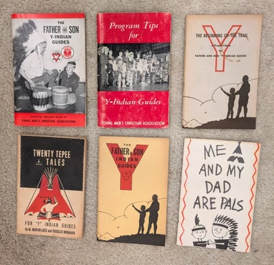 LOTE DE 5 GUÍAS INDIOS YMCA PADRE E HIJO CRISTIANOS AÑOS 50 431 PÁGINAS + FOLLETO Foto 1 de 4