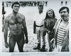 TARZAN AND THE JUNGLE BOY 8x10 b/w Press Photo / Mike Henry & Alizia Gur - Bild 1 von 2