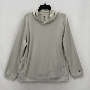 Graham Luxe Hatch Hoodie Mens XL Gray Pullover Performance Sweatshirt Golf Gym - Picture 1 of 12