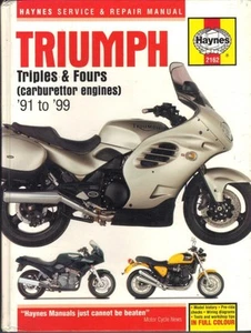 TRIUMPH TROPHY,TRIDENT,SPEED TRIPLE,DAYTONA,SPRINT,TIGER,HAYNES MANUAL 1991-1999 - Bild 1 von 1