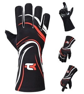 TK Dragon Karting Gloves Go-Kart Racing Gloves Sim Racing Printed Design NEW - Picture 1 of 7