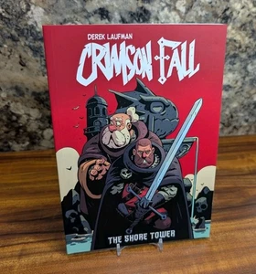 Crimson Fall The Shore Tower de Derek Laufman novela gráfica de bolsillo - Imagen 1 de 5