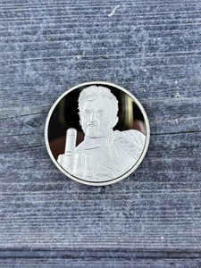 Johnny Cash FU%$ Walking The Line 1ozt Silver Proof - Only 500 Minted - No COA - Picture 1 of 2