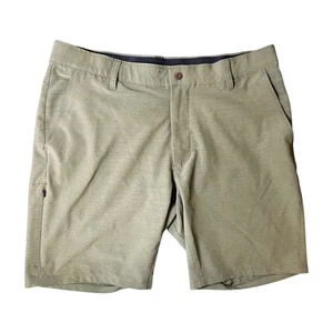 BYLT Kinetic Shorts Mens XL Green Comfort Stretch Water Resistant Shorts - Picture 1 of 10