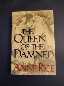 Vampire Chronicles Third Printing, 1988, Queen of the Damned by Anne Rice HCDJ - Picture 1 of 5
