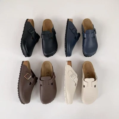 Birkenstock Boston Smooth Suede Oiled Leather Narrow Unisex Size 35-46 Sandals - image 1 of 4