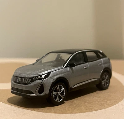 Modellino Norev Peugeot 3008 2 II Grigio 1/64 Neutro Senza Scatola - Immagine 1 di 4