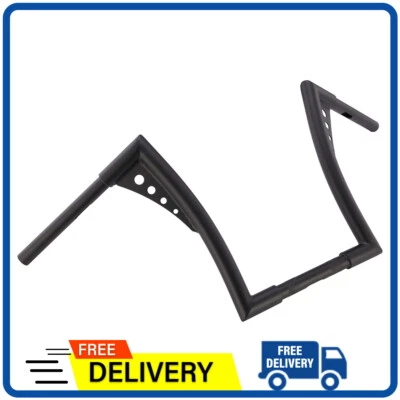 Chrome Ape Handlebar 1-1/4" FAT 14" Rise For Harley Motorcycle Sportster Black Foto 1 de 4
