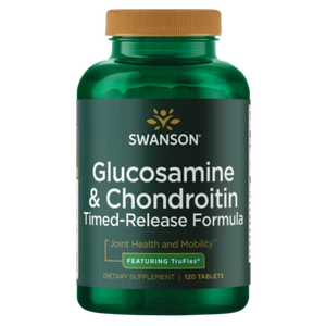 Swanson Glucosamine and Chondroitin Sulfate - Timed-Release Formula 120 Tablets - Picture 1 of 6