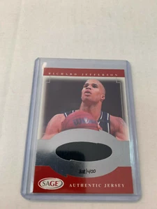 Richard Jefferson 2001-02 SAGE Jersey Card #J12 Serial #318/400 - Picture 1 of 1