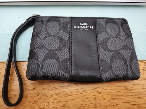 Coach Polso con cerniera ad angolo: SV Black Smoke Black Firma PVS pelle