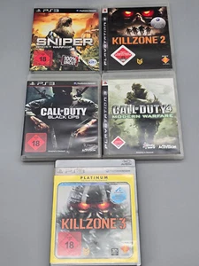 Bundle - Sony Playstation 3 - PS3 - USK18 - COD - Sniper - Killzone - - Bild 1 von 6