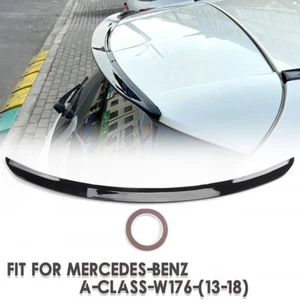 Glossy Black Rear Trunk Spoiler Wing Lip For Benz A~Class W176 A250 A45 2013~18 - Picture 1 of 9