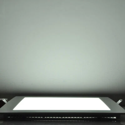 LED Panel Light Fixture Square Ultra-thin Ceiling Board Lamp 5730 SMD Recessed - Image 1 of 4