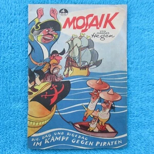 MOSAICO Digedags Nº 4 "En la lucha contra los piratas" Hannes Hegen 1956 RDA - Imagen 1 de 5