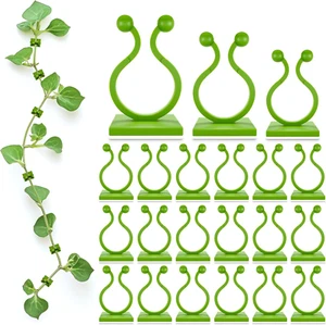 110 Pcs Plant Wall Clips – Strong Adhesive Clips for Climbing Plants & Cable Man - Picture 1 of 9