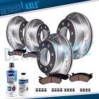10pc Front Rear Drilled Brake Rotors Brake Pads for Ford F-250 F-350 Super Duty