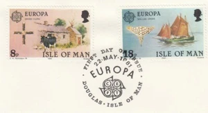Folklore EUROPA GB Isle of Man Used (b) 1981 ON PIECE (81636) - Picture 1 of 1