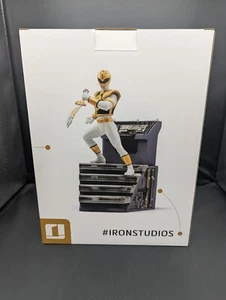 White Ranger Mighty Morphin Power Rangers Iron Studios Statue - Bild 1 von 3