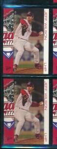 Lot (2) 2005 MultiAd #25 Jeff Wilson Reading Phillies (CF52) SWSW6