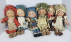 Lot de 6 poupées vintage Holly Hobbie & amis Amy Carrie Heather Robbie grand-mère