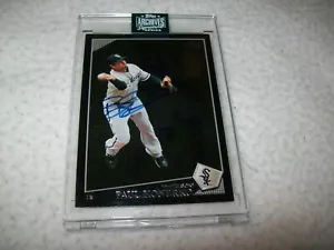 2024 TOPPS ARCHIVES 2009 PAUL KONERKO SIGNED AUTO #D1/1 CHICAGO WHITE SOX - Picture 1 of 4