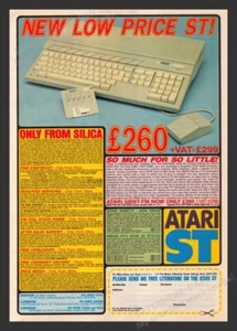 1988 U.K. Exclusive Atari 520ST System Video Game Print Advertisement - Picture 1 of 1