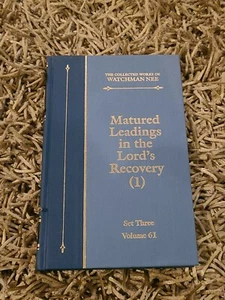 Matured Leadings in the Lord's Recovery (1) (The Collected Works of Watchman Nee - Picture 1 of 4