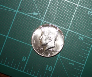 1967 Kennedy Half Dollar BU Uncirculated 40% Silver 50c - Picture 1 of 5
