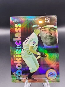 1998 Topps Chrome Rookie Class rifrattore Derrek Lee #R6 - Foto 1 di 6