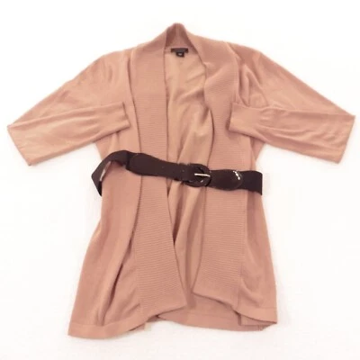 Suéter Metáfora Mujer Talla LG Marrón Cinturón Ajustable Abierto Hasta la Rodilla Cárdigan Foto 1 de 4