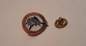 pin's pêche / sport fishing club de Bandol (doré) diamètre: 2,4 cm - Picture 1 of 1