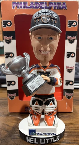 AHL Philadelphia Phantoms Neil Little 1998 Calder Cup Champion Bobblehead Flyers Cover