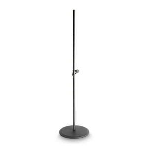 Gravity Black Speaker Stand with Round Base SSP WB SET 1 DJ DISCO PA - Picture 1 of 7