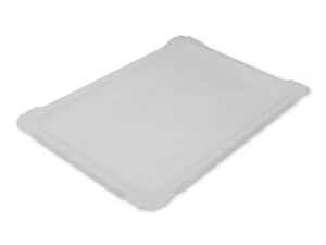 Piatto di cartone - bianco rettangolare KU 32 1/2 - 17 x 25 cm - piatto da torta piatto snack - Foto 1 di 2