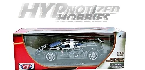 MOTORMAX 1:18 LAMBORGHINI GALLARDO LP560-4 SUPER TROFEO DIE-CAST BLACK 79153 - Image 1 of 1