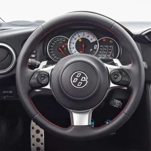 OEM Style 3D Metal Black Scion Steering Wheel badge Sticker for 86 2012 ~ 2023 - Picture 1 of 8