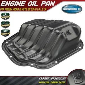 New Engine Oil Pan Sump for Nissan Micra III K12 Note E11 2003-2010 1.0 1.2 1.4 - Picture 1 of 9